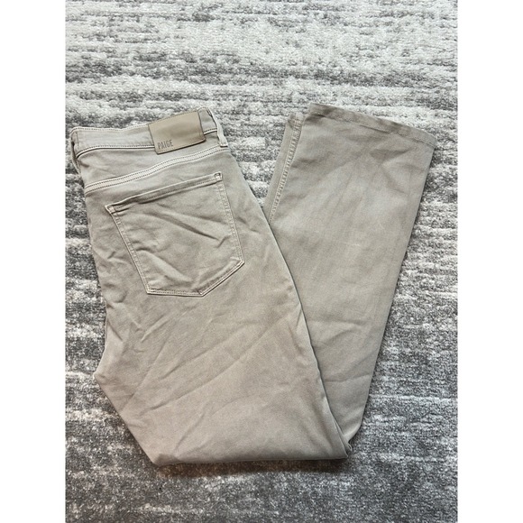 PAIGE Other - PAIGE Normandie Pants Mens 34 Gray Straight Leg Stretch Casual Jeans
